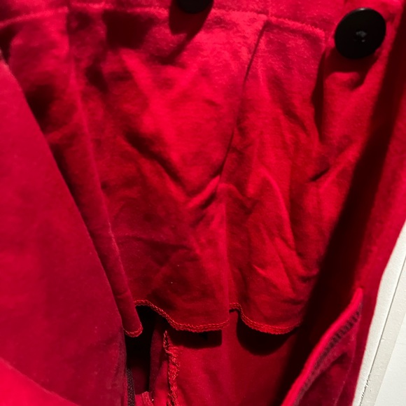 Lazy One Red Onesie with Bear Bum design on detachable back - Picture 7 of 16